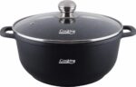 Puodas aliuminio su keramikos danga 6.5L 28x12.5cm HR-SCO-A0328A HEINNER - Image 2