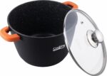 Puodas aliuminio su keramikos danga 6.3L 24x16.5cm HR-SCO-A0624A HEINNER - Image 2