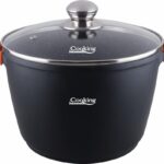 Puodas aliuminio su keramikos danga 6.3L 24x16.5cm HR-SCO-A0624A HEINNER