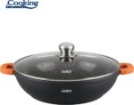 Puodas aliuminio su keramikos danga 5.5L 32x8.5cm HR-SCO-A32C HEINNER