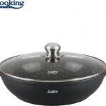 Puodas aliuminio su keramikos danga 5.5L 32x8.5cm HR-SCO-A32C HEINNER