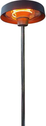 Elektrinis infraraudonųjų spindulių šildytuvas 2000W vertikalus HR-SD015 HEINNER - Image 2