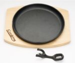Keptuvė steikams su medine baze ketaus 22cm HR-YT-912 HEINNER - Image 2
