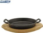 Keptuvė su mediniu padėkliuku ketaus 20cm HR-ZVC-T20 HEINNER - Image 3