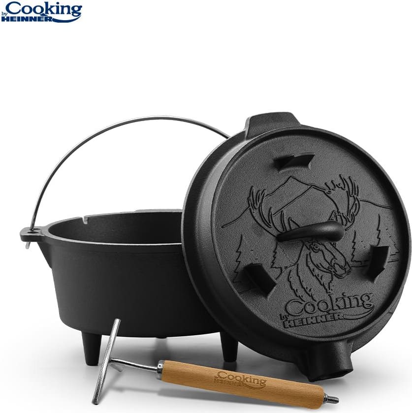 HR-ZVC-TC4-1528232_-290845-1 Ketaus puodas su dangčiu 25cm 3.7L NATURE HEINNER - Image 1