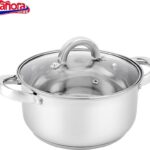 Puodas nerūdijančio plieno su teflono danga 3.9L 20x10.5cm VN-HJ-39L VANORA