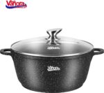 Puodas aliuminio su keramikos danga 11.6L 32x14.5cm VN-ME-32CL VANORA
