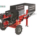 Benzininė horizontali malkų skaldyklė, ant ratų, GeoTech LS8-50 HG, 8 Tonų
