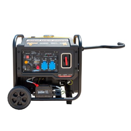 Benzininis inverterinis elektros generatorius su el.starteriu – 5 kW, VITCPower GG50XEi