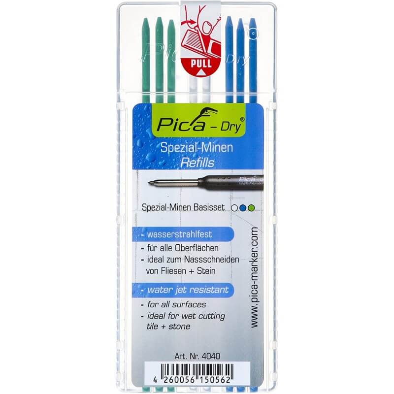 grafitines-serdys-pica-4040-28mm-8vnt Grafitinės šerdys PICA 4040 2,8mm, 8vnt. - Image 1