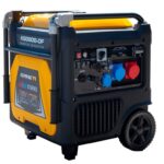 Inverterinis trifazis hibridinis (benzinas/dujos) generatorius su ATS, 8.9 kW (400/230V) Kompak KGG90Ei-DF