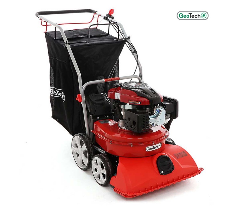 lapu siurblys_geo1 Benzininė savaeigė lapų rinkimo mašina /siurblys GeoTech LV 450 SP 159 cc - Image 1