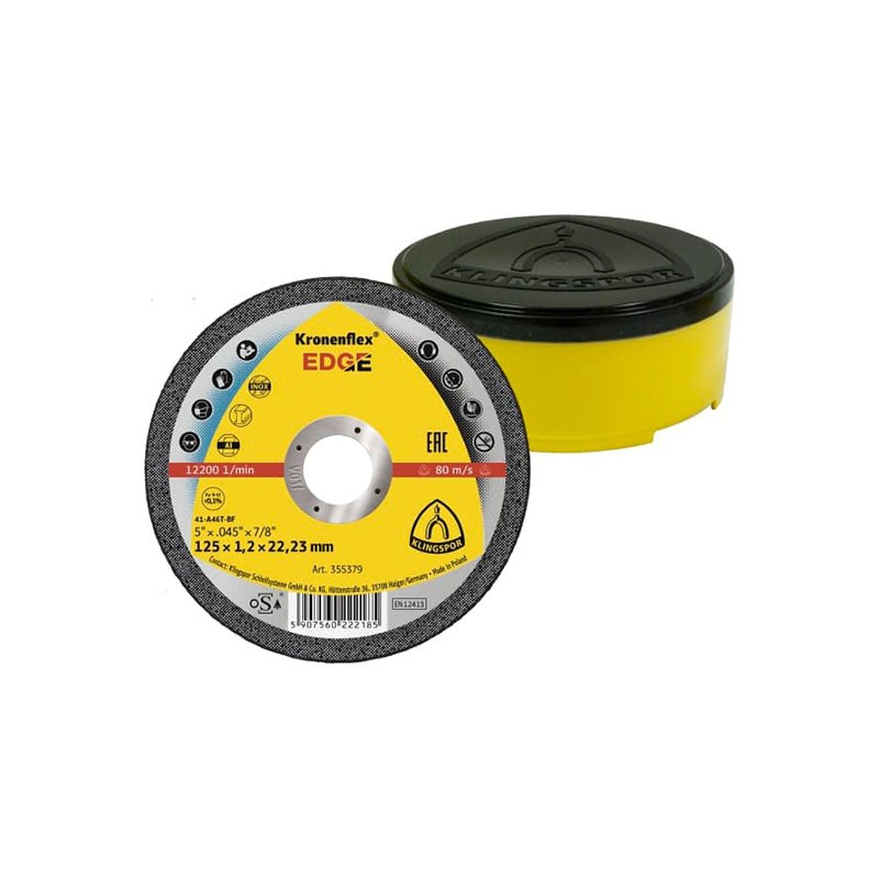 pjovimo-diskas-klingspor-edge-125x12mm Pjovimo diskas KLINGSPOR Edge 125x1,2mm - Image 1