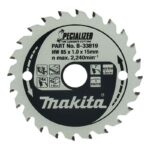 Pjovimo diskas laminatui MAKITA 24T 85x15mm