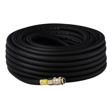 Pneumatinė žarna 10x17mm 20m Kraftdele KD1467 | Guminė, greitos jungtys