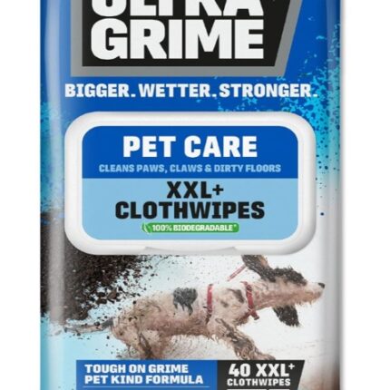 Drėgno valymo servetėlės UltraGrime Pet Care XXL (40vnt/pak)